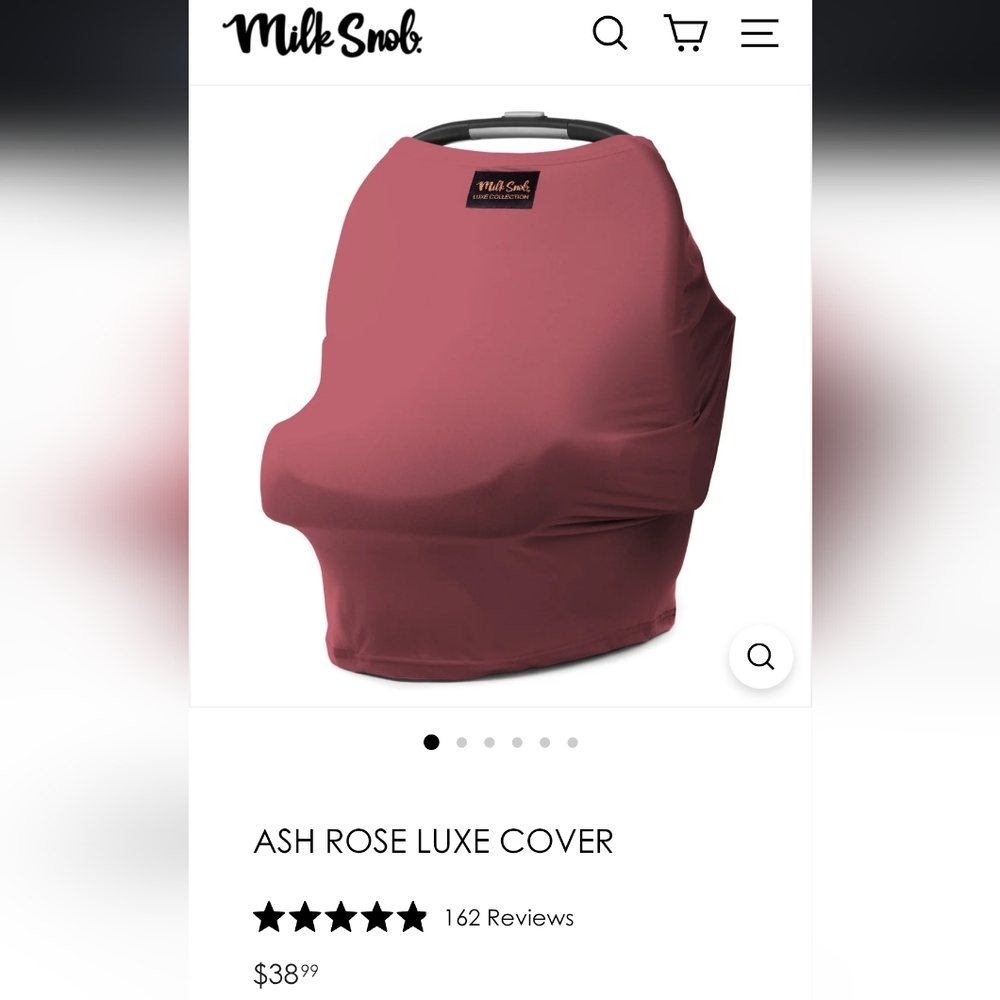 Milk Snob Luxe Ash Rose Cover